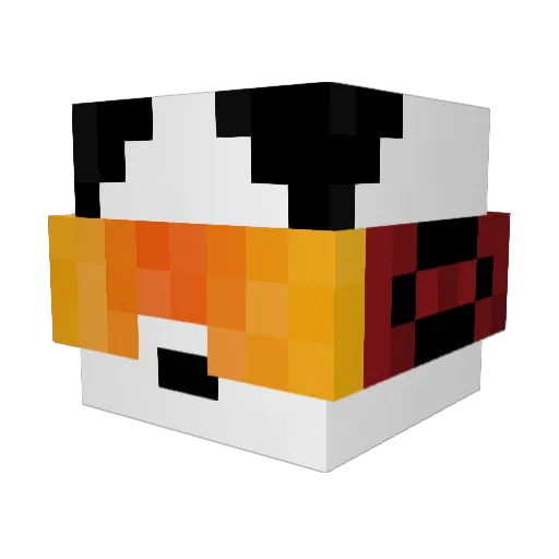 Dr_Uphonica Minecraft avatar head, 3D render