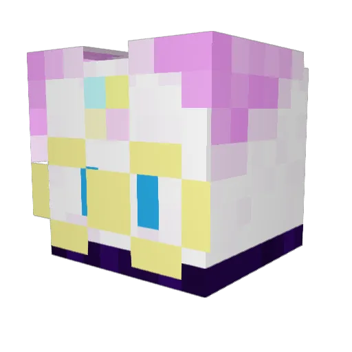 Dr_Vexxo Minecraft avatar head, 3D render