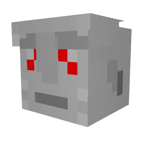 Dr_Watz Minecraft avatar head, 3D render