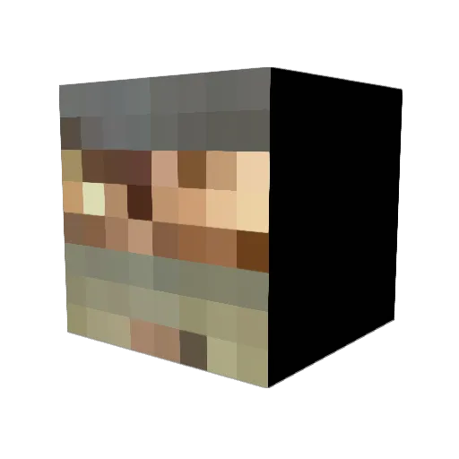 Dr_Willpill Minecraft avatar head, 3D render