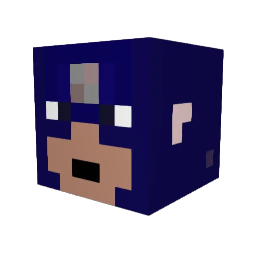 Dr_Youcef Minecraft avatar head, 3D render