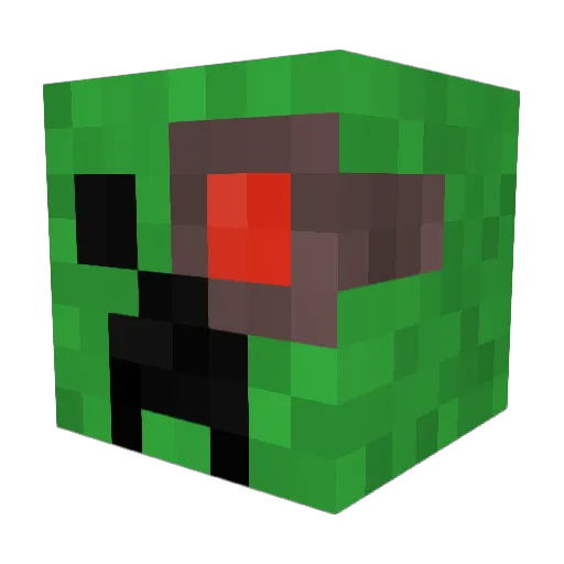 Dr_Zuma Minecraft avatar head, 3D render