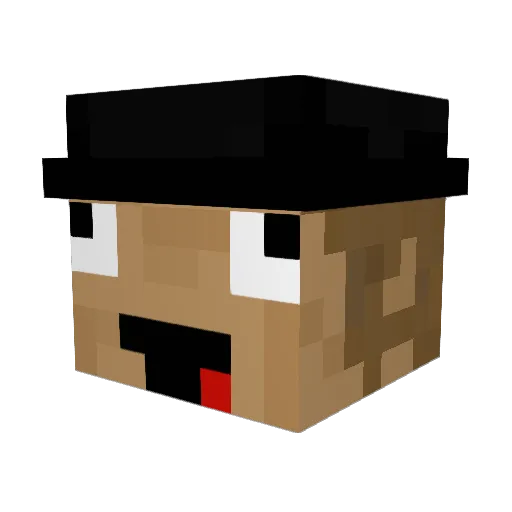 Dr__Paul Minecraft avatar head, 3D render