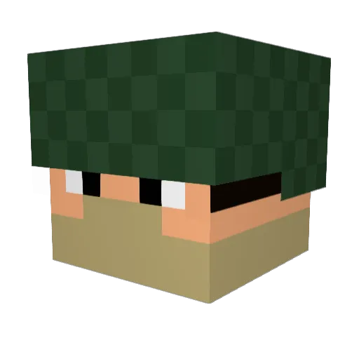 Dr__Steve Minecraft avatar head, 3D render