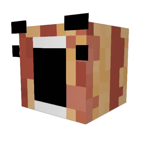 DraKmida Minecraft avatar head, 3D render