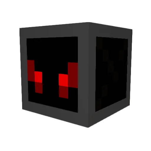Draaxen Minecraft avatar head, 3D render