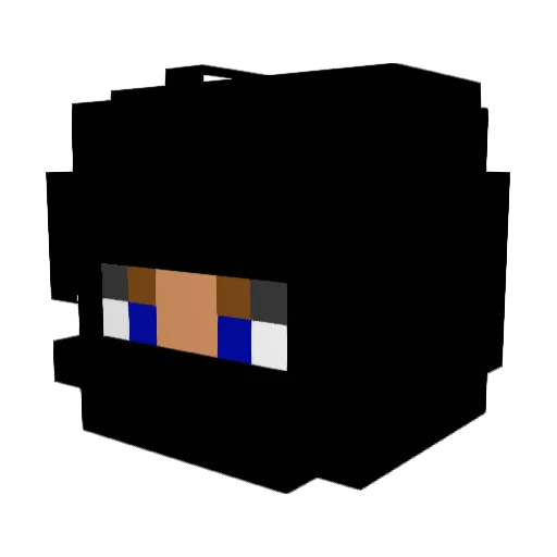 DrabCarnival5 Minecraft avatar head, 3D render