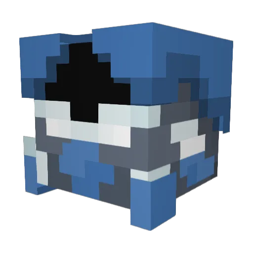 Drabhat Minecraft avatar head, 3D render