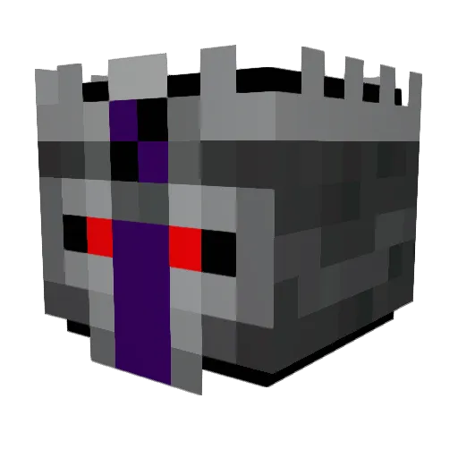 Drac0nium Minecraft avatar head, 3D render