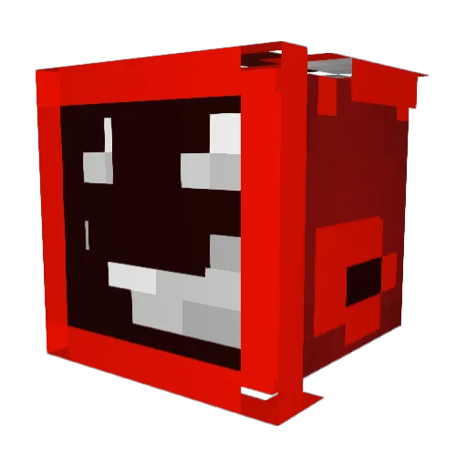 Dracaryslayer Minecraft avatar head, 3D render