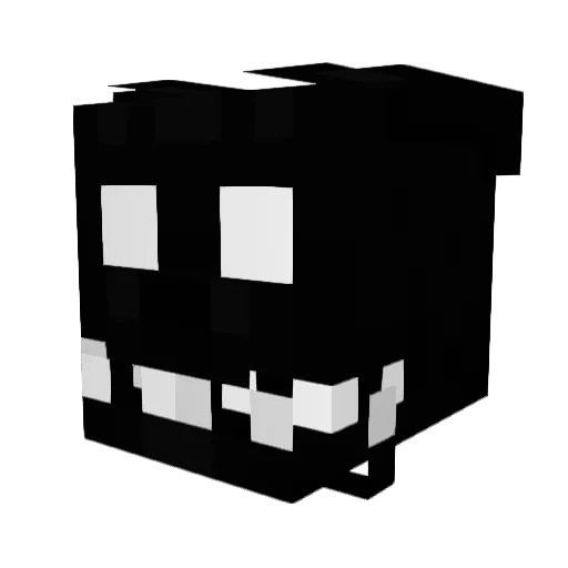 Drachenjack Minecraft avatar head, 3D render