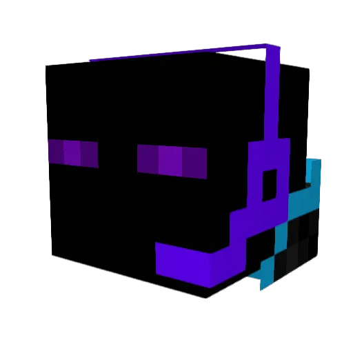 Drachionix Minecraft avatar head, 3D render