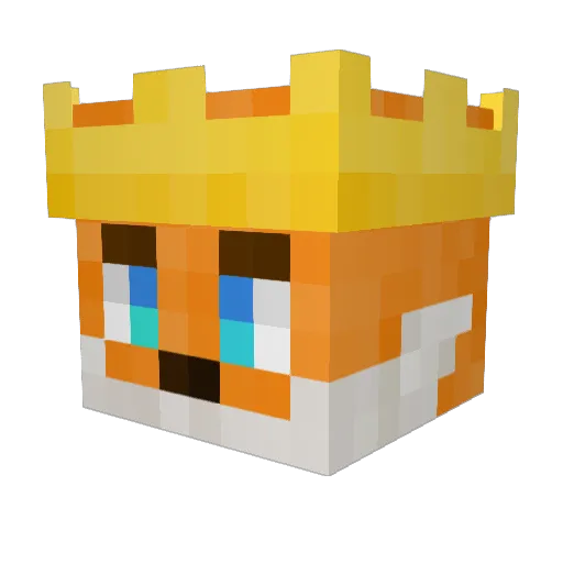 Dracik_333 Minecraft avatar head, 3D render