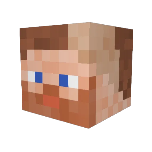 Dracir4th Minecraft avatar head, 3D render