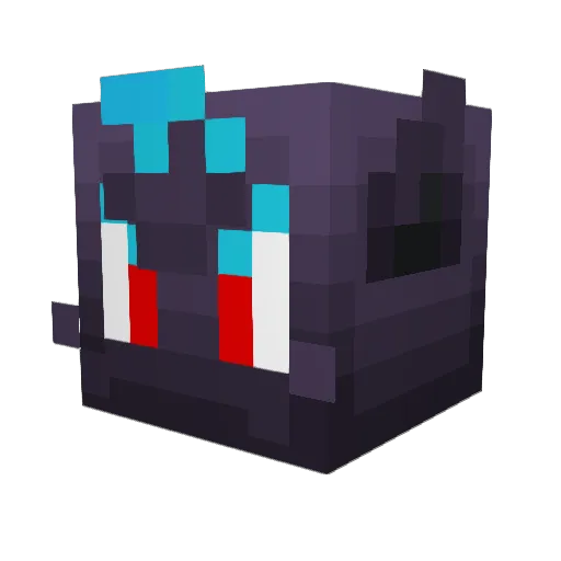 Draco570 Minecraft avatar head, 3D render