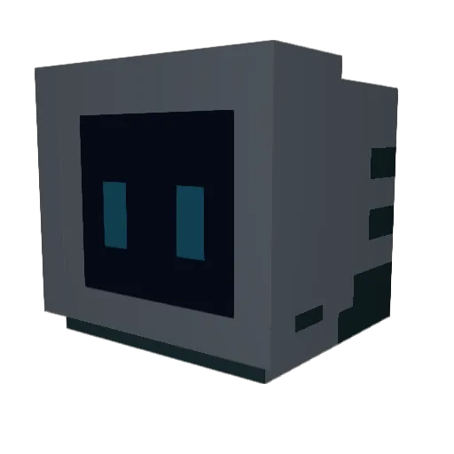 DracoDragonfire Minecraft avatar head, 3D render