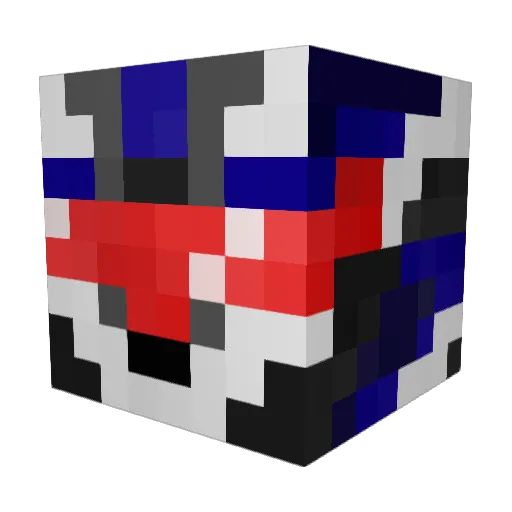 DracoYunho Minecraft avatar head, 3D render