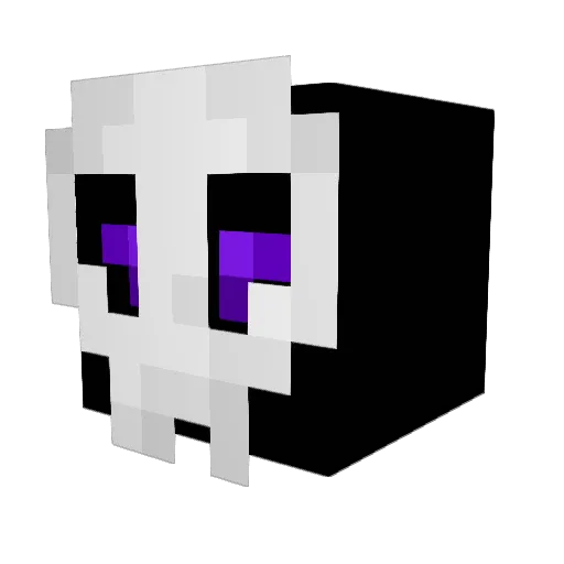 Dracodia Minecraft avatar head, 3D render