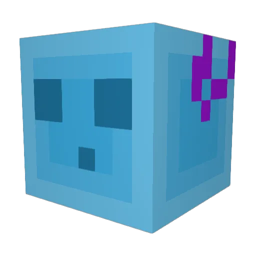 Dracohelm Minecraft avatar head, 3D render
