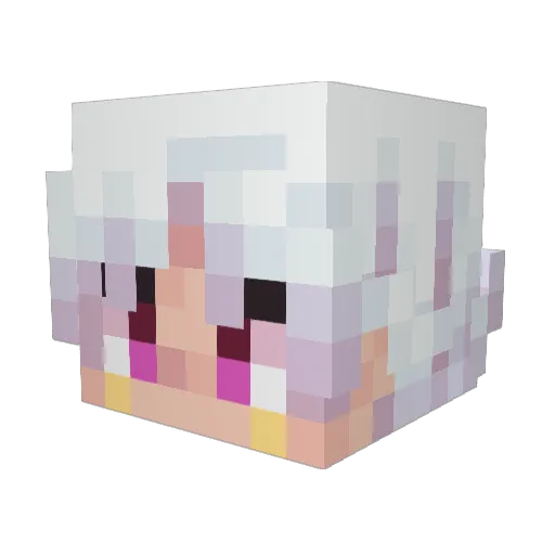 DraconicDdraig Minecraft avatar head, 3D render