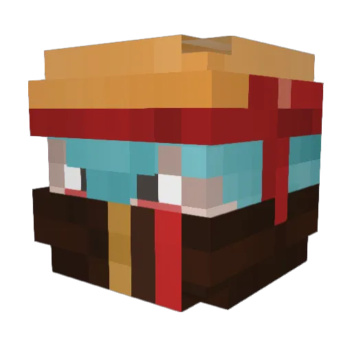 DraconicDon Minecraft avatar head, 3D render