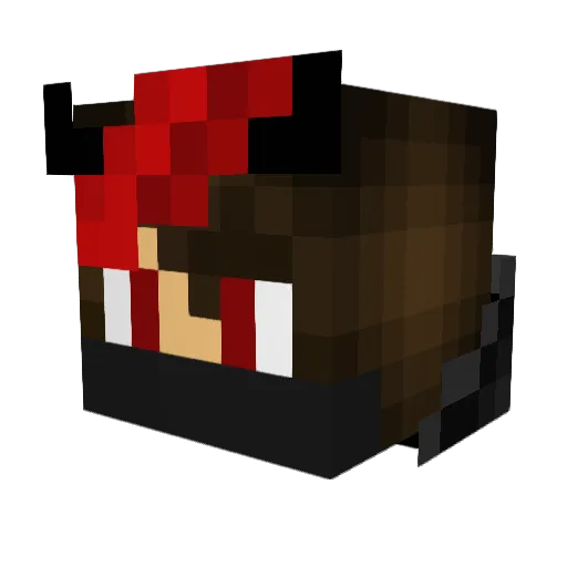 Draconis062 Minecraft avatar head, 3D render