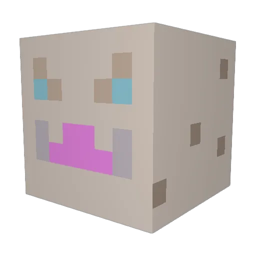 Draconis2037 Minecraft avatar head, 3D render