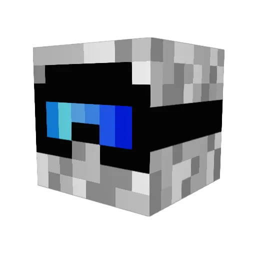 Draconniss Minecraft avatar head, 3D render