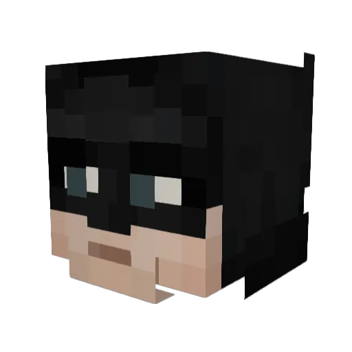 Draconyk Minecraft avatar head, 3D render
