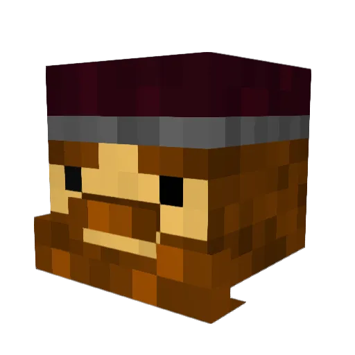 Dracorex834 Minecraft avatar head, 3D render