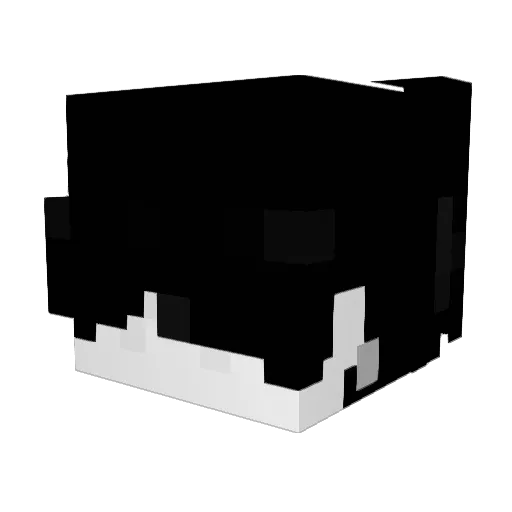 DraculeYwoz Minecraft avatar head, 3D render