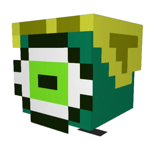 Dracumes95 Minecraft avatar head, 3D render