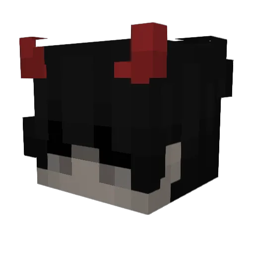 Dradegon Minecraft avatar head, 3D render