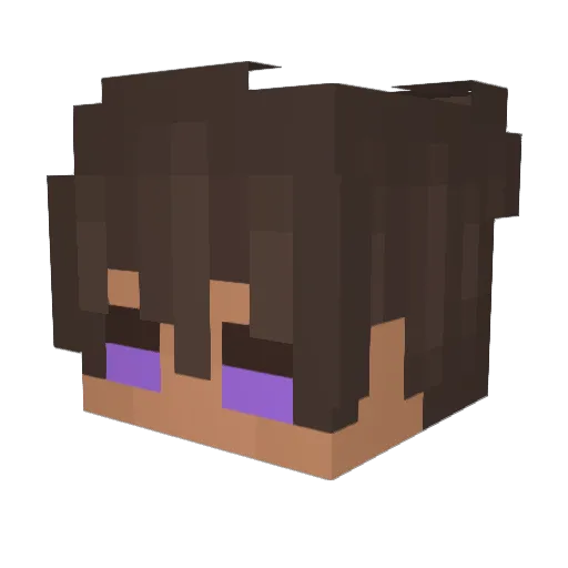 Draecoy Minecraft avatar head, 3D render
