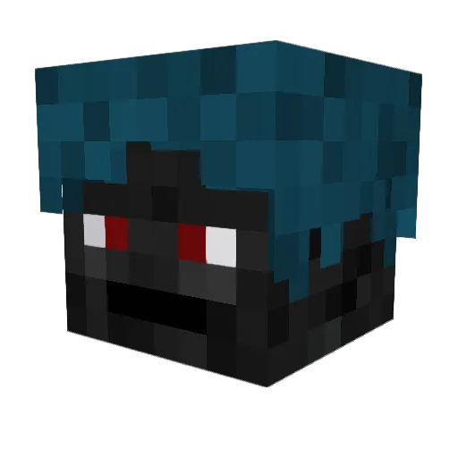 Draeskh Minecraft avatar head, 3D render