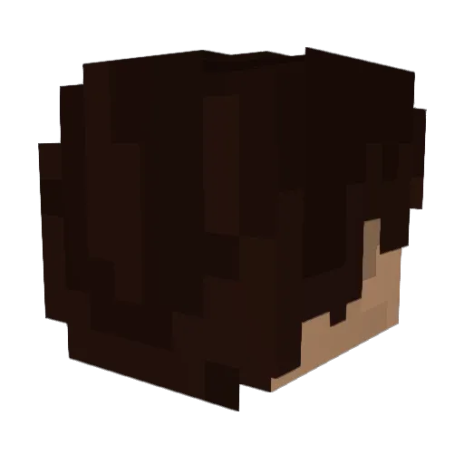 Drafire35 Minecraft avatar head, 3D render
