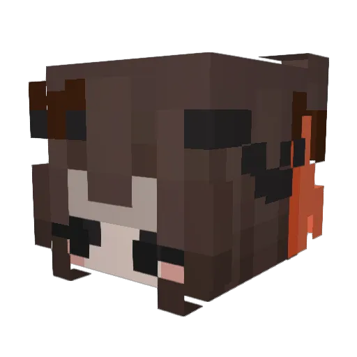 Drafteur_ Minecraft avatar head, 3D render