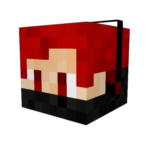 Draftychimp Minecraft avatar head, 3D render