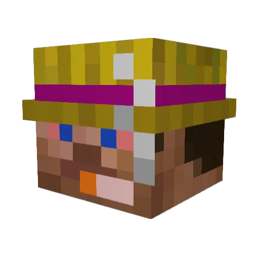Drag0n3k_ Minecraft avatar head, 3D render
