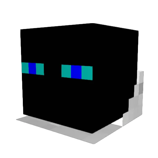 Drag17 Minecraft avatar head, 3D render