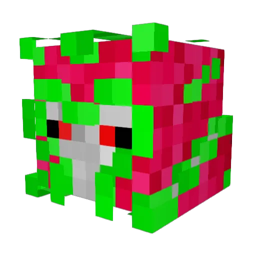 DragOn1L Minecraft avatar head, 3D render