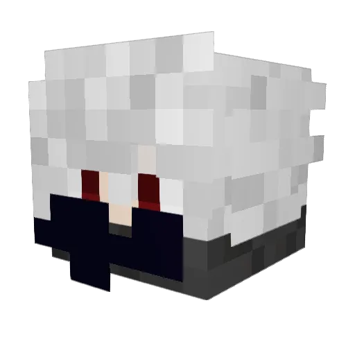 DragScopeZ Minecraft avatar head, 3D render
