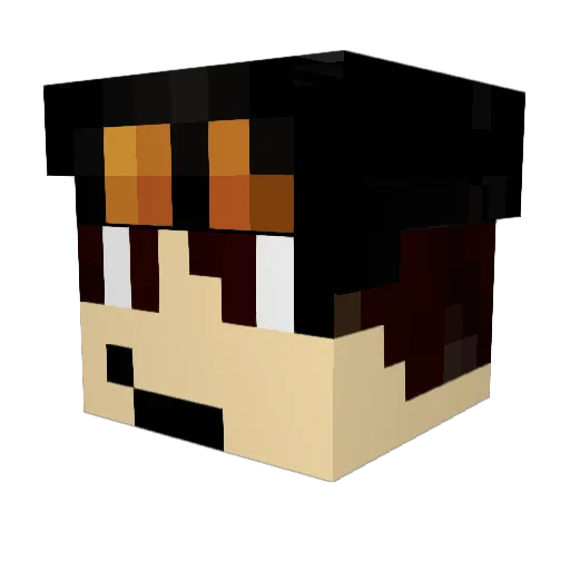 Drag_YTB Minecraft avatar head, 3D render