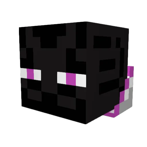 Dragalos Minecraft avatar head, 3D render