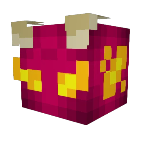 Draganne Minecraft avatar head, 3D render