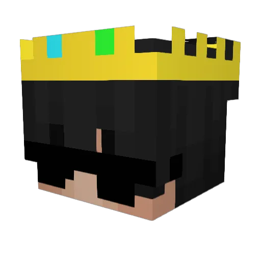 Dragenfire10 Minecraft avatar head, 3D render