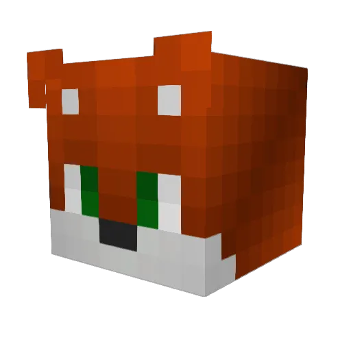 Draggon_0 Minecraft avatar head, 3D render