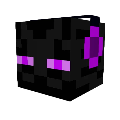 Draggzterr Minecraft avatar head, 3D render