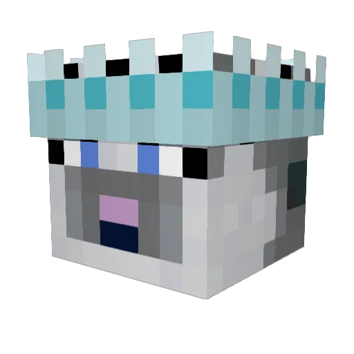 Dragia95 Minecraft avatar head, 3D render