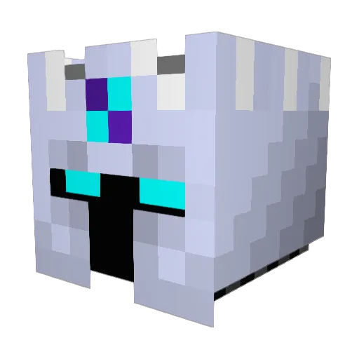 Dragneeel Minecraft avatar head, 3D render